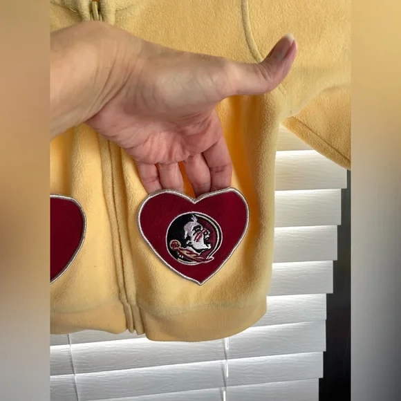Colosseum - Florida State Fleece Hoodie - Crimson/Gold - Infant Size 6-12 Month - Picture 6 of 8